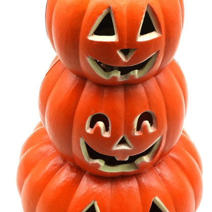 Eerie Illumination: Ghost Face Pumpkin Light for Enchanting Halloween Celebrations