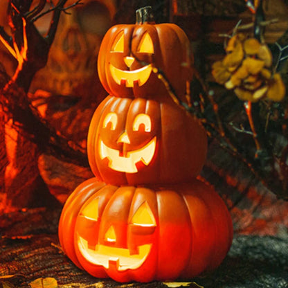 Eerie Illumination: Ghost Face Pumpkin Light for Enchanting Halloween Celebrations