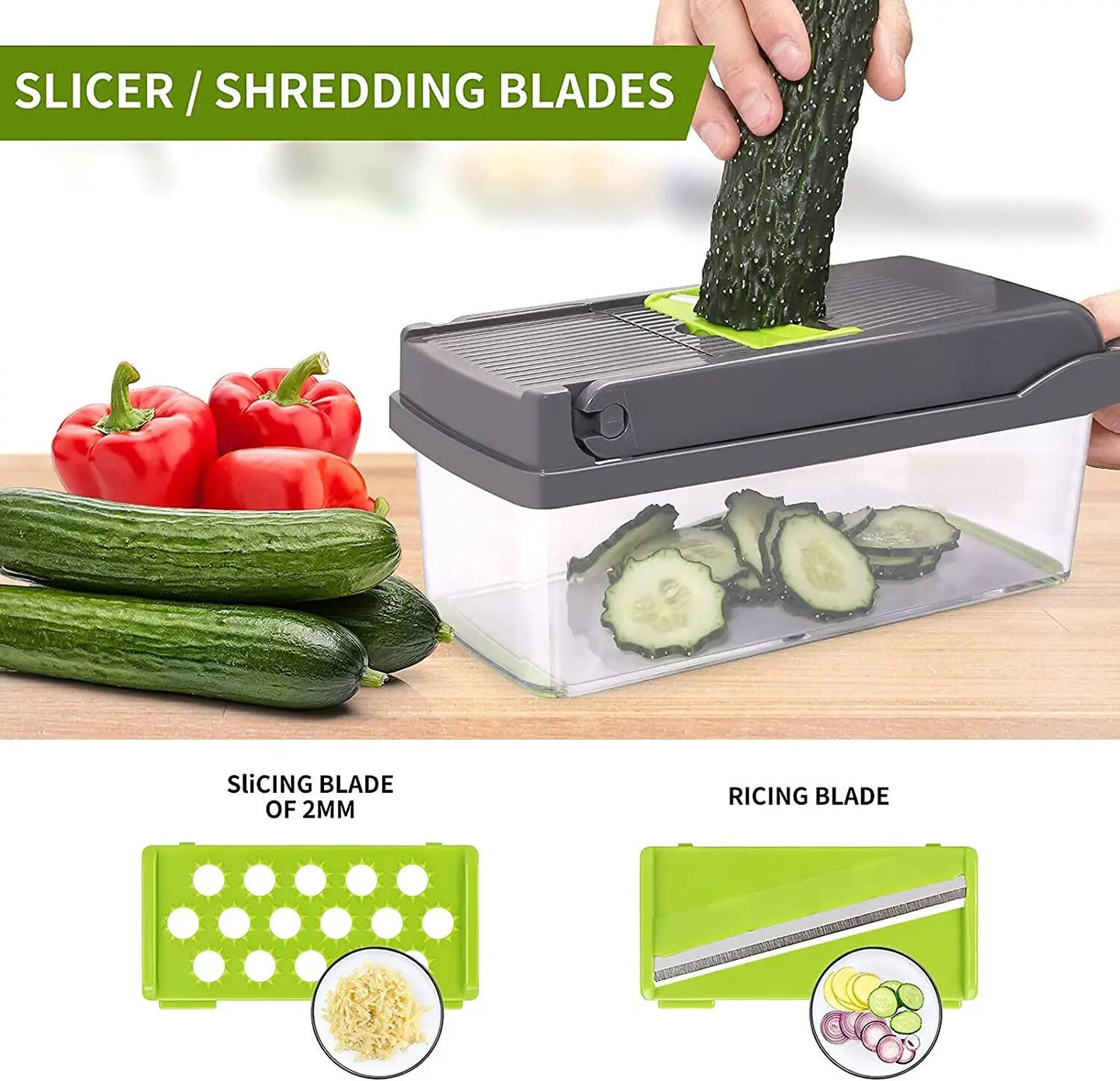 ChopMaster 14-in-1 Veggie Slicer: Your Complete Solution for Quick and Easy Food Preparation