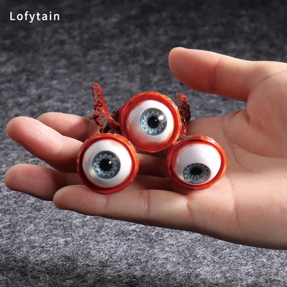 Realistic Ripped-Out Eyeball Prop for Terrifying Halloween Decor