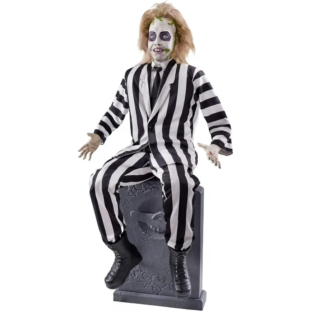 6ft Tall Animatronic Horror Statue for Spooktacular Outdoor Decor