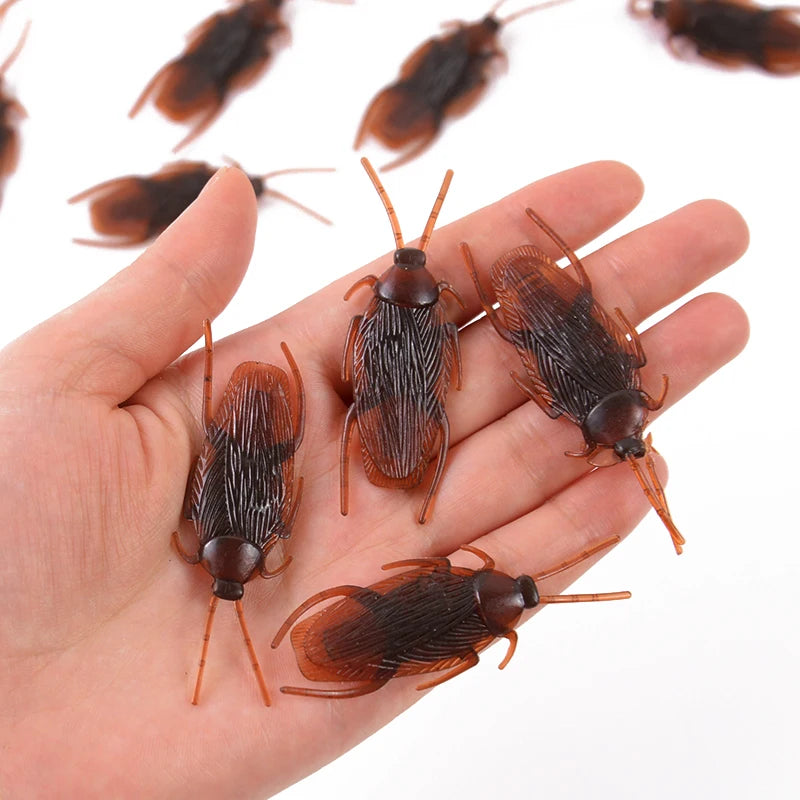 Realistic Fake Cockroaches for Halloween Pranks and Decorations