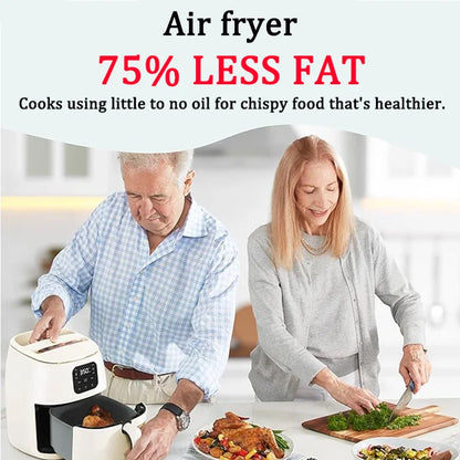 Compact Ceramic Air Fryer with Digital Control for Healthier Meals