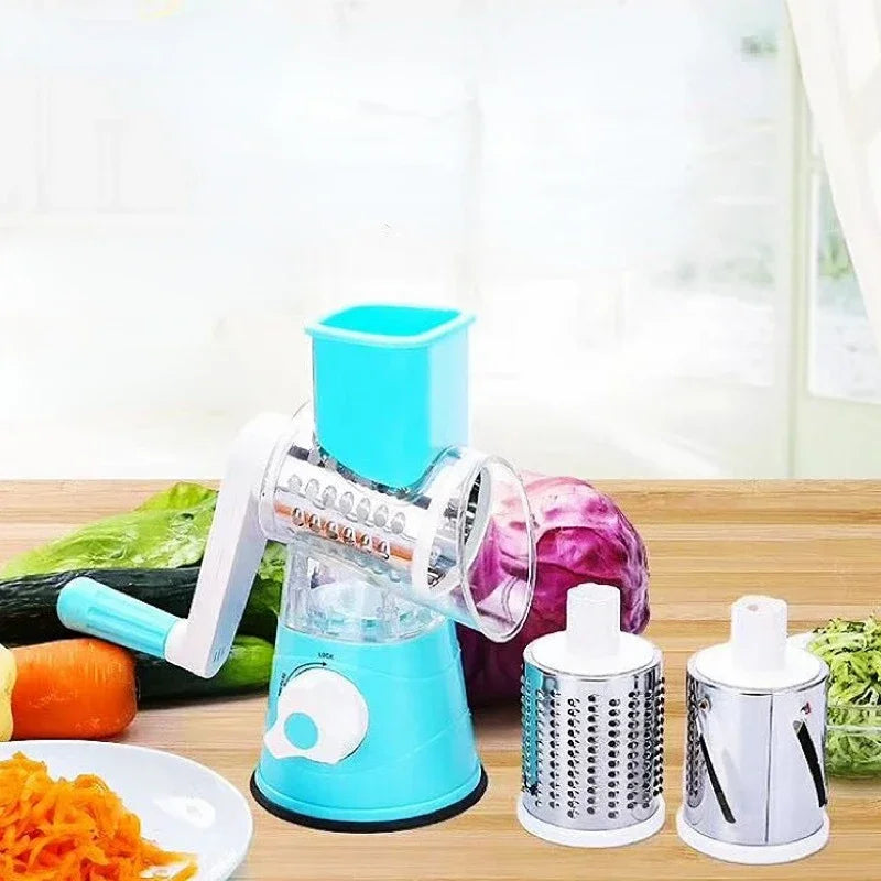 SpiralChef Pro: The Ultimate Rotary Vegetable Slicer for Perfect Zoodles and Cheese Shreds