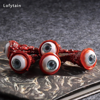 Realistic Ripped-Out Eyeball Prop for Terrifying Halloween Decor