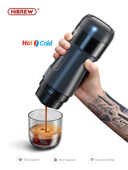 HiBREW DC12V Portable Espresso Machine for Adventurous Coffee Lovers