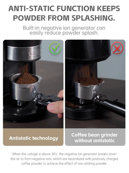 Bean Master: Visual Bean Storage Automatic Coffee Grinder – Ideal for Espresso & Pour Over