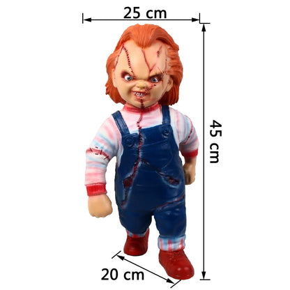 Eerie Plaything: Chucky Doll Model for Thrilling Halloween Decor