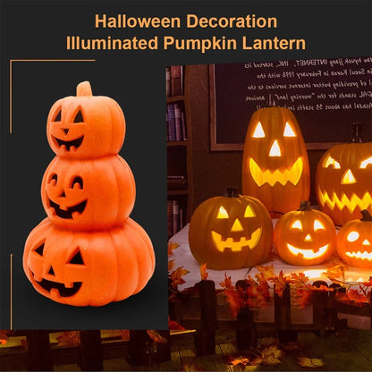 Eerie Illumination: Ghost Face Pumpkin Light for Enchanting Halloween Celebrations