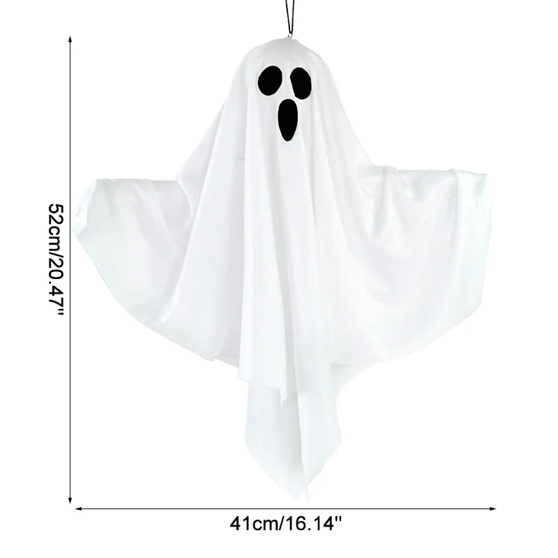 Glowing Phantom: LED Hanging Ghost for Spooky Indoor & Outdoor Halloween Decor