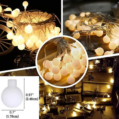 Illuminating Elegance: Waterproof 10M LED Ball Fairy Lights